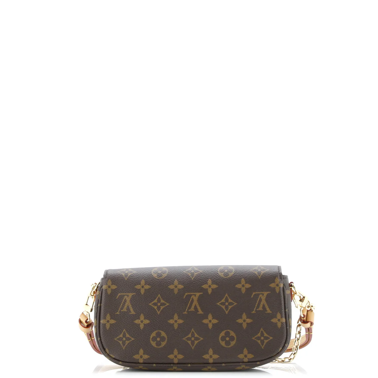 Ivy Wallet on Chain Monogram Canvas - Deep Luxury
