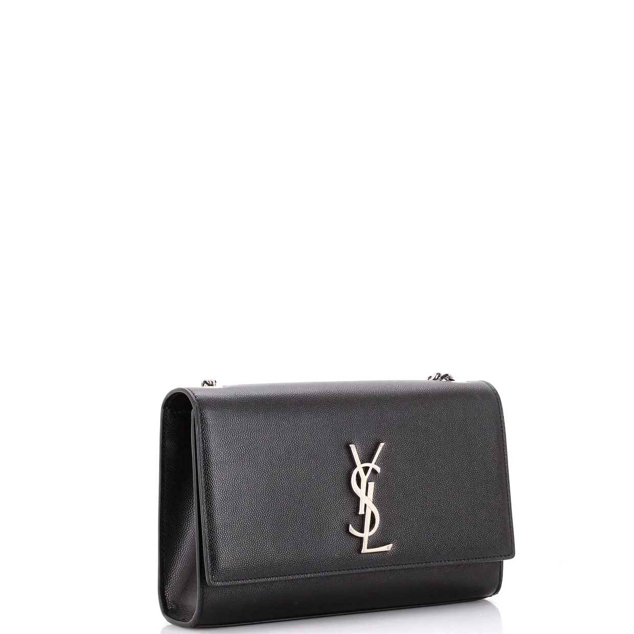 Classic Monogram Crossbody Bag Grainy Leather Medium - Deep Luxury