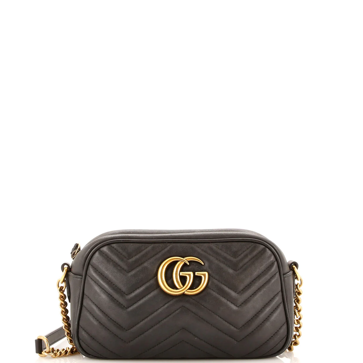 GG Marmont Shoulder Bag Matelasse Leather Small - Deep Luxury