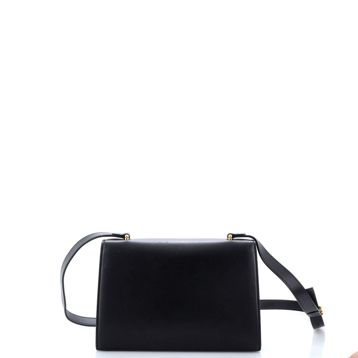 Zumi Flap Shoulder Bag Leather Small - Deep Luxury