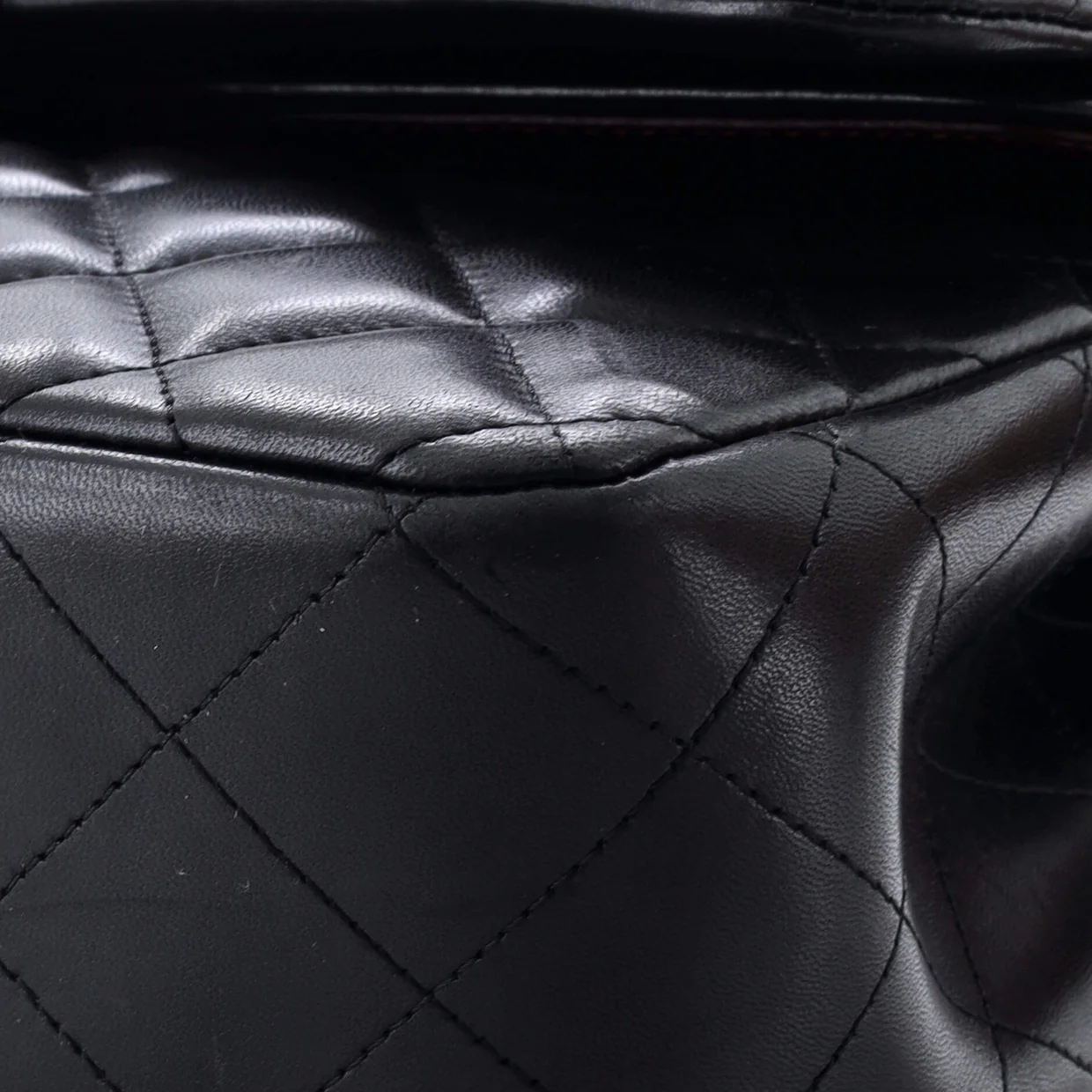 Classic Double Flap Bag Quilted Lambskin Jumbo - Deep Luxury