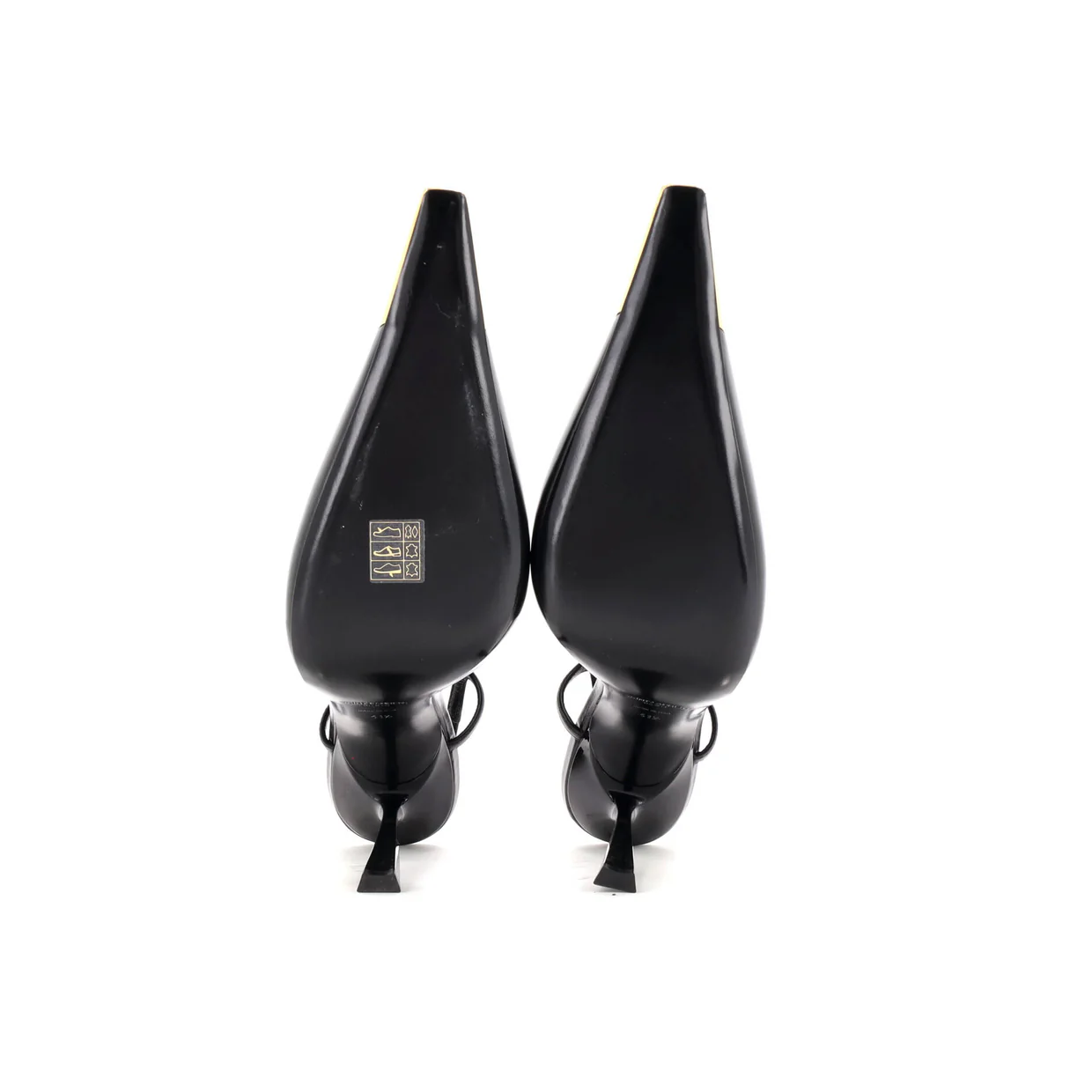 Women's Jeanne Slingback Pumps Leather with Metal 110 - Deep Luxury