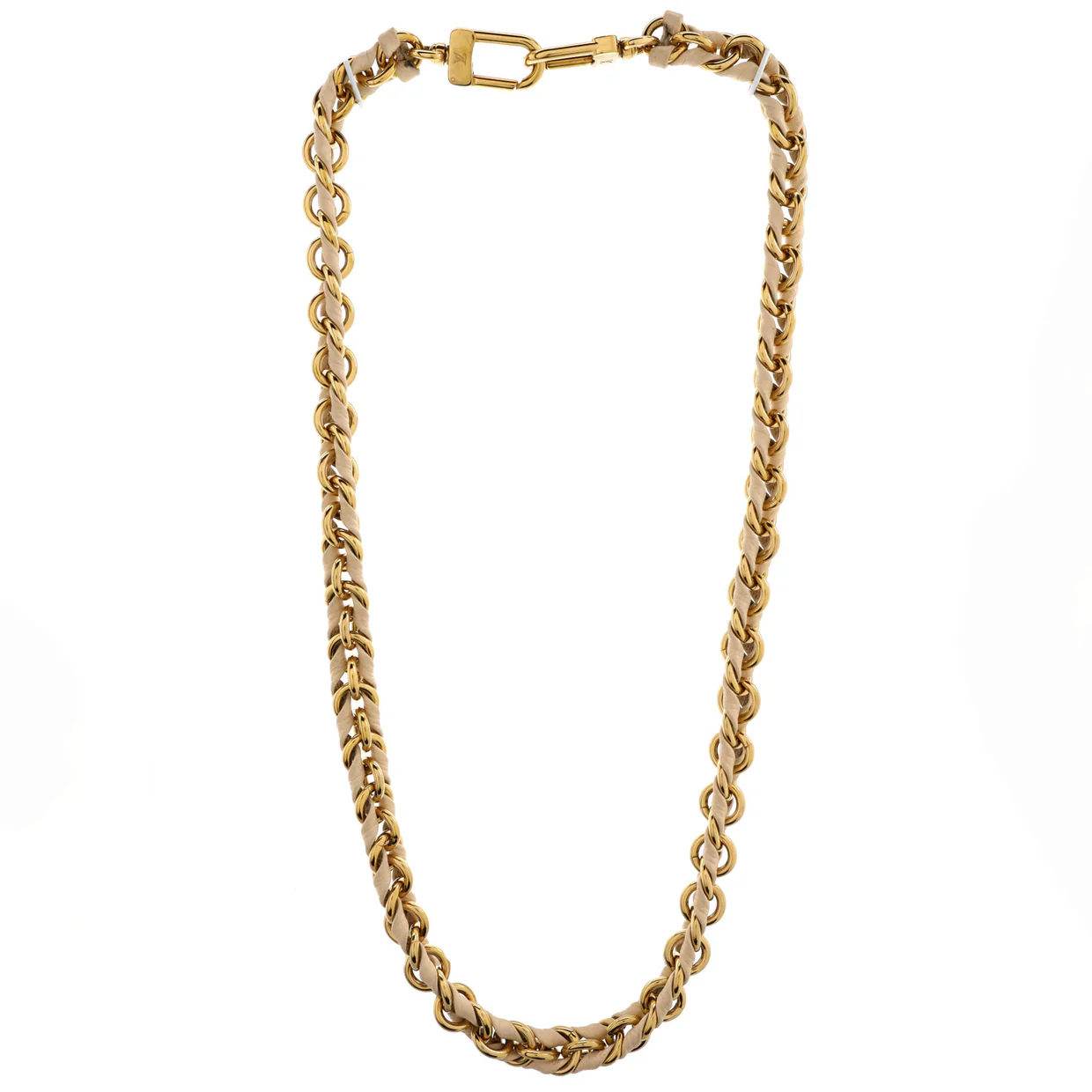 Multi Pochette Accessoires Woven Chain Strap Leather and Metal - Deep Luxury