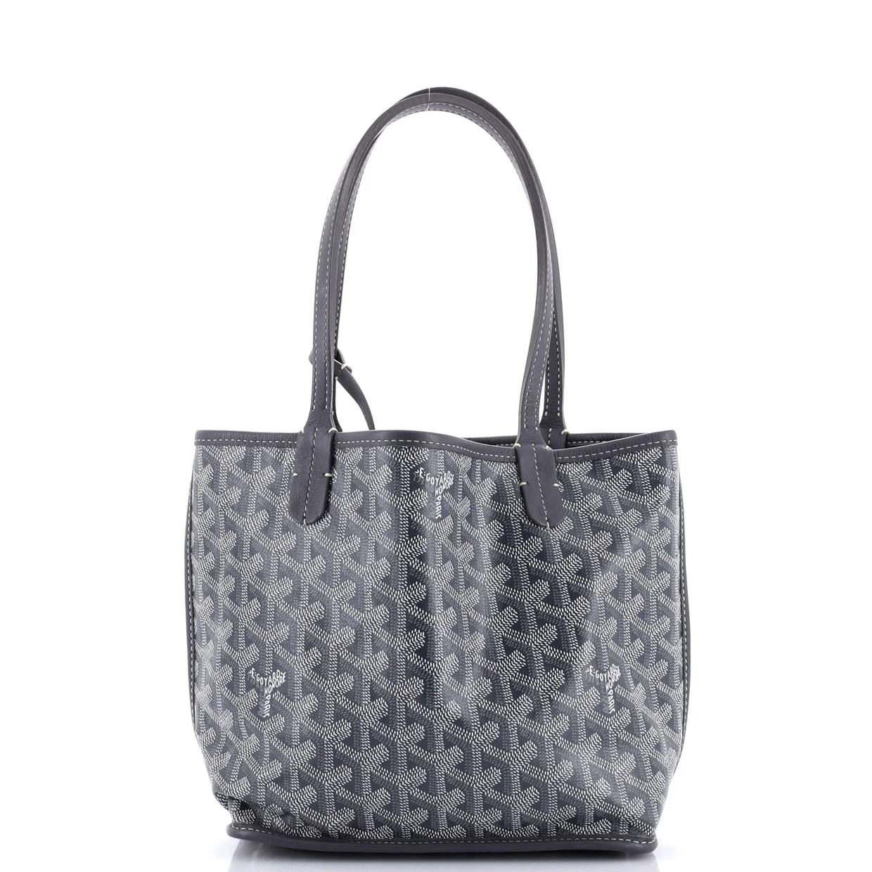 Anjou Reversible Tote Coated Canvas Mini - Deep Luxury
