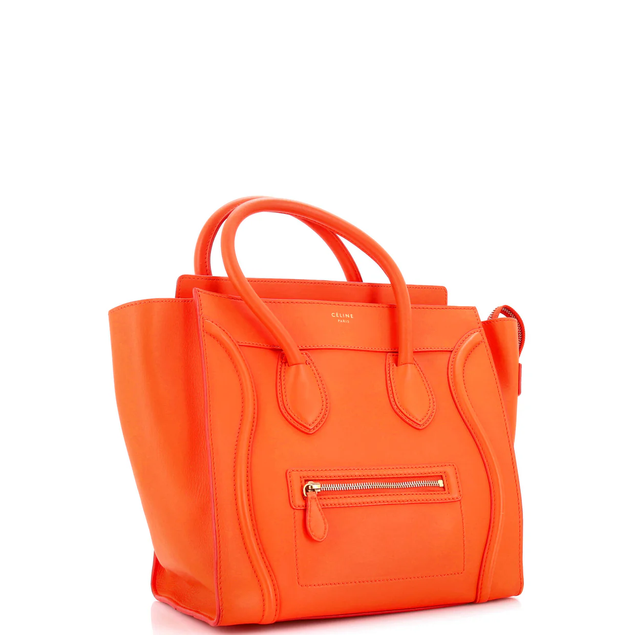 Luggage Bag Smooth Leather Mini - Deep Luxury