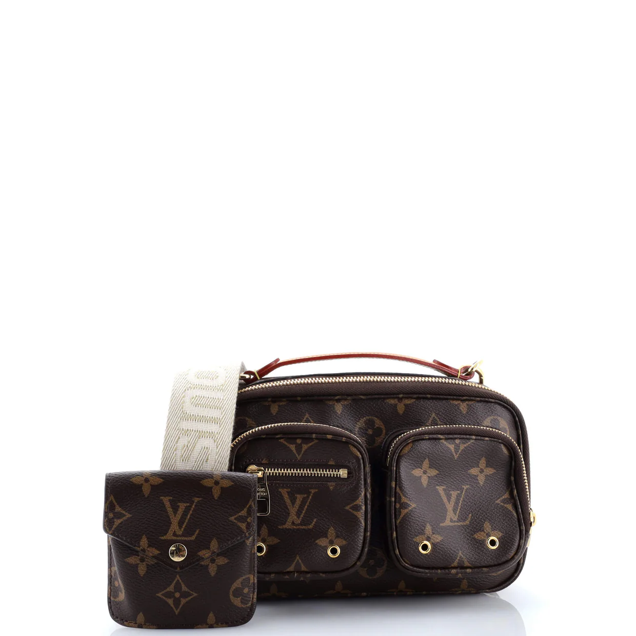 Utility Crossbody Bag Monogram Canvas - Deep Luxury