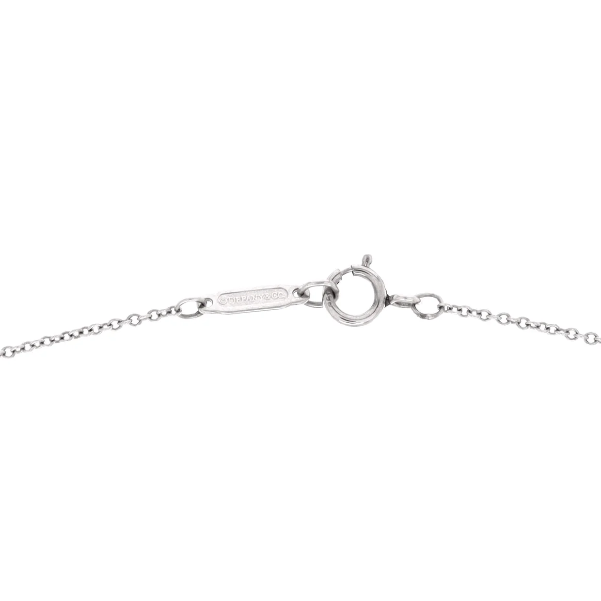 Victoria Pendant Necklace Platinum with Diamonds Medium - Deep Luxury
