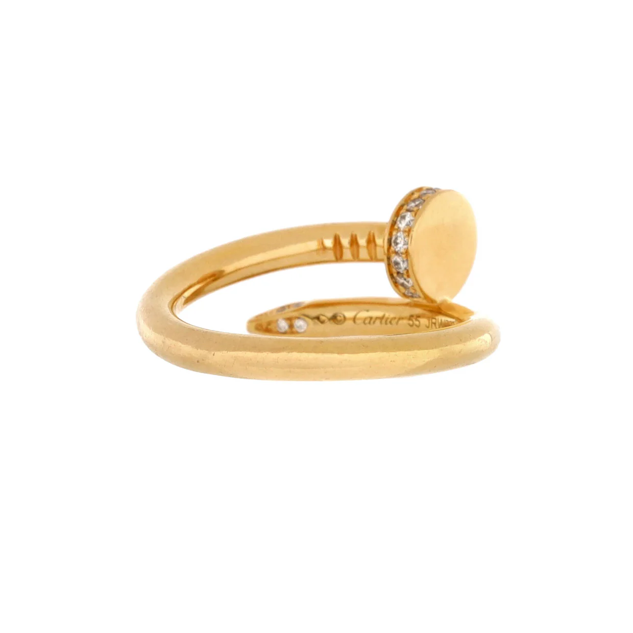 Juste un Clou Ring 18K Yellow Gold and Diamonds - Deep Luxury