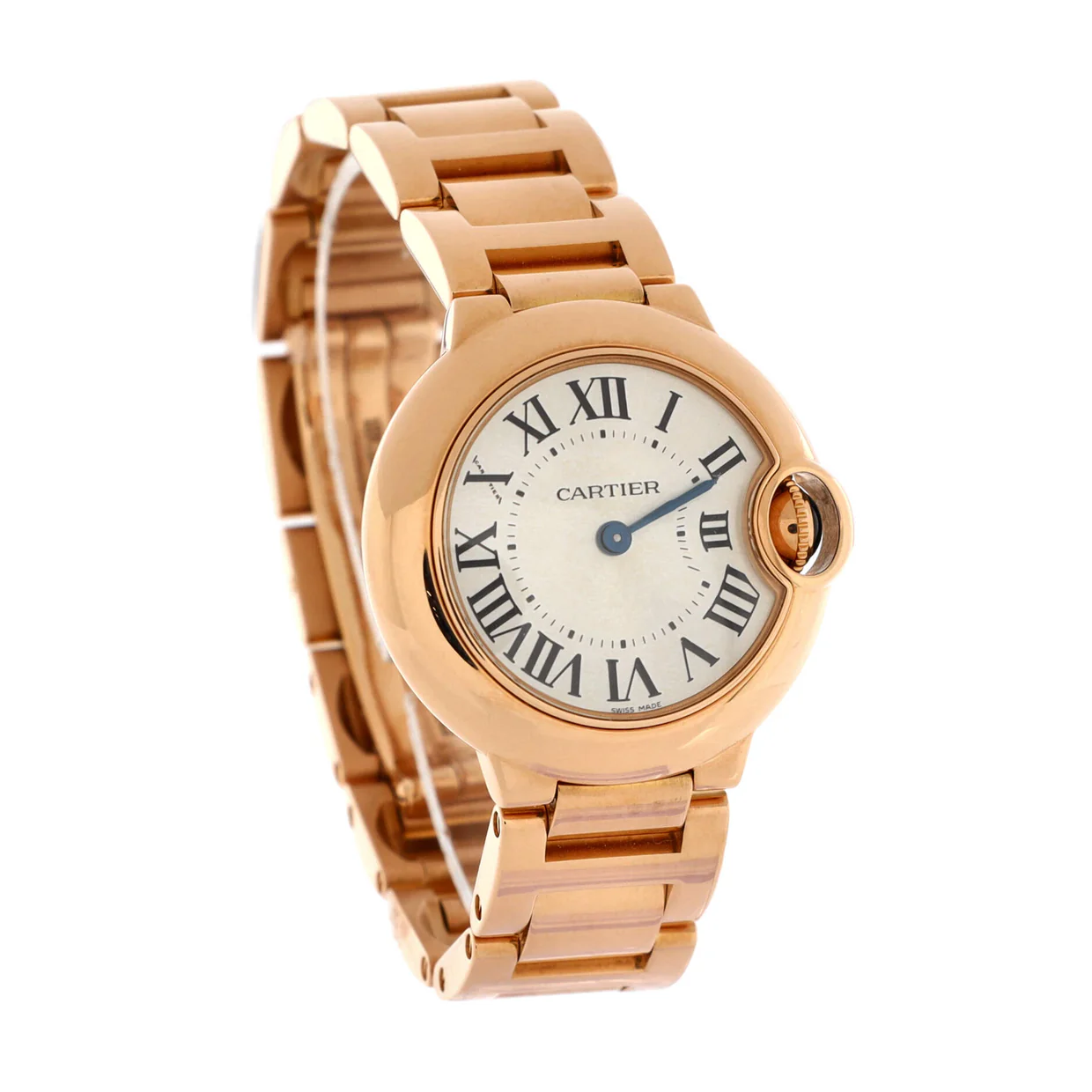 Ballon Bleu de Cartier Quartz Watch Rose Gold 28 - Deep Luxury