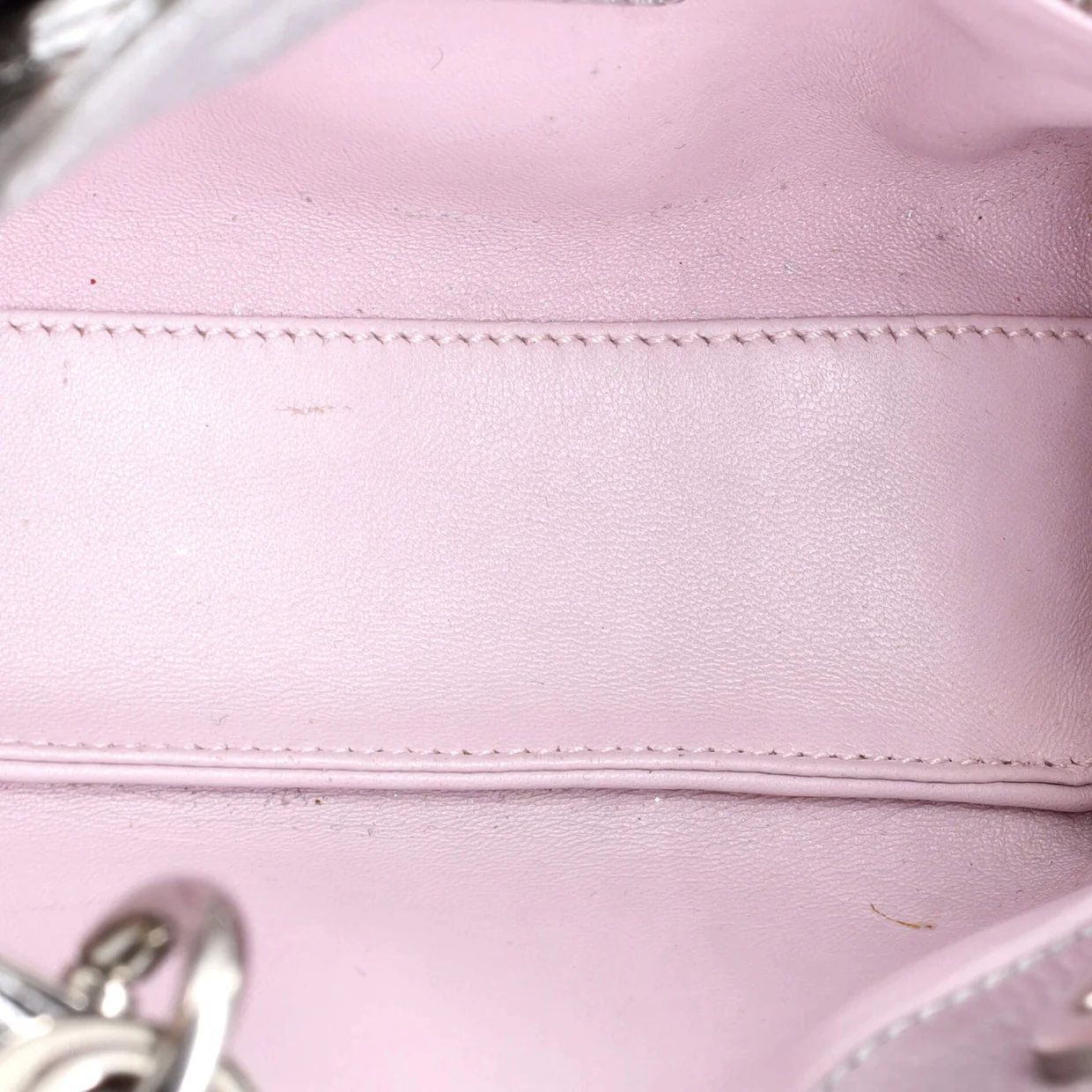 Lady Dior Bag Lizard with Metal Applique Mini - Deep Luxury