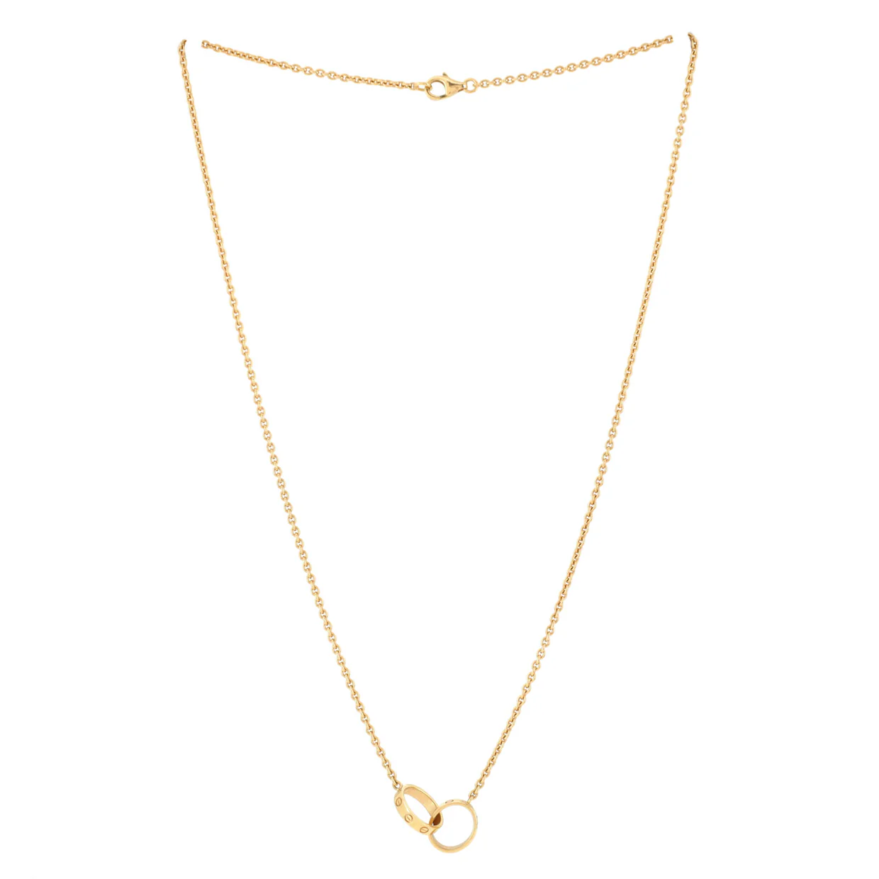 Love Interlocking Necklace 18K Yellow Gold - Deep Luxury
