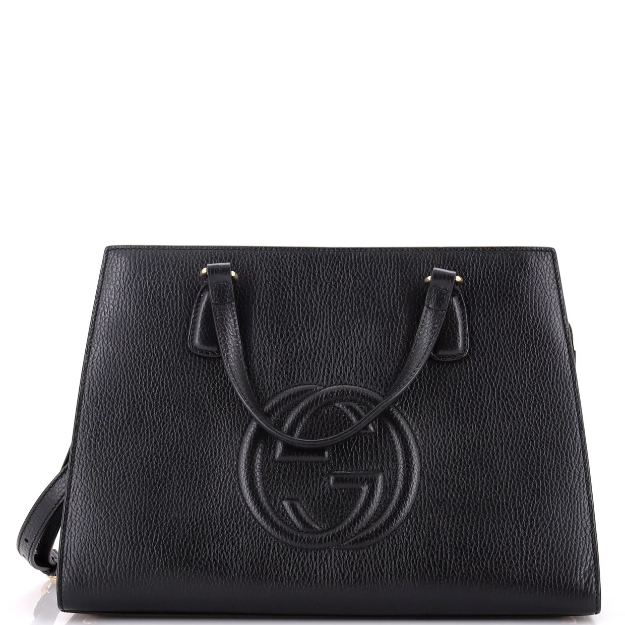 Soho Convertible Top Handle Satchel Leather Medium - Deep Luxury