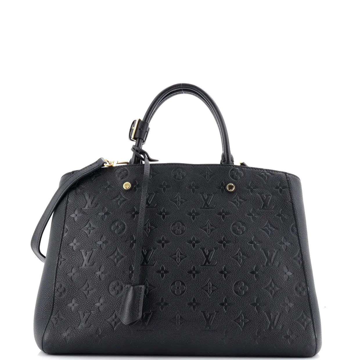 Montaigne Handbag Monogram Empreinte Leather GM - Deep Luxury