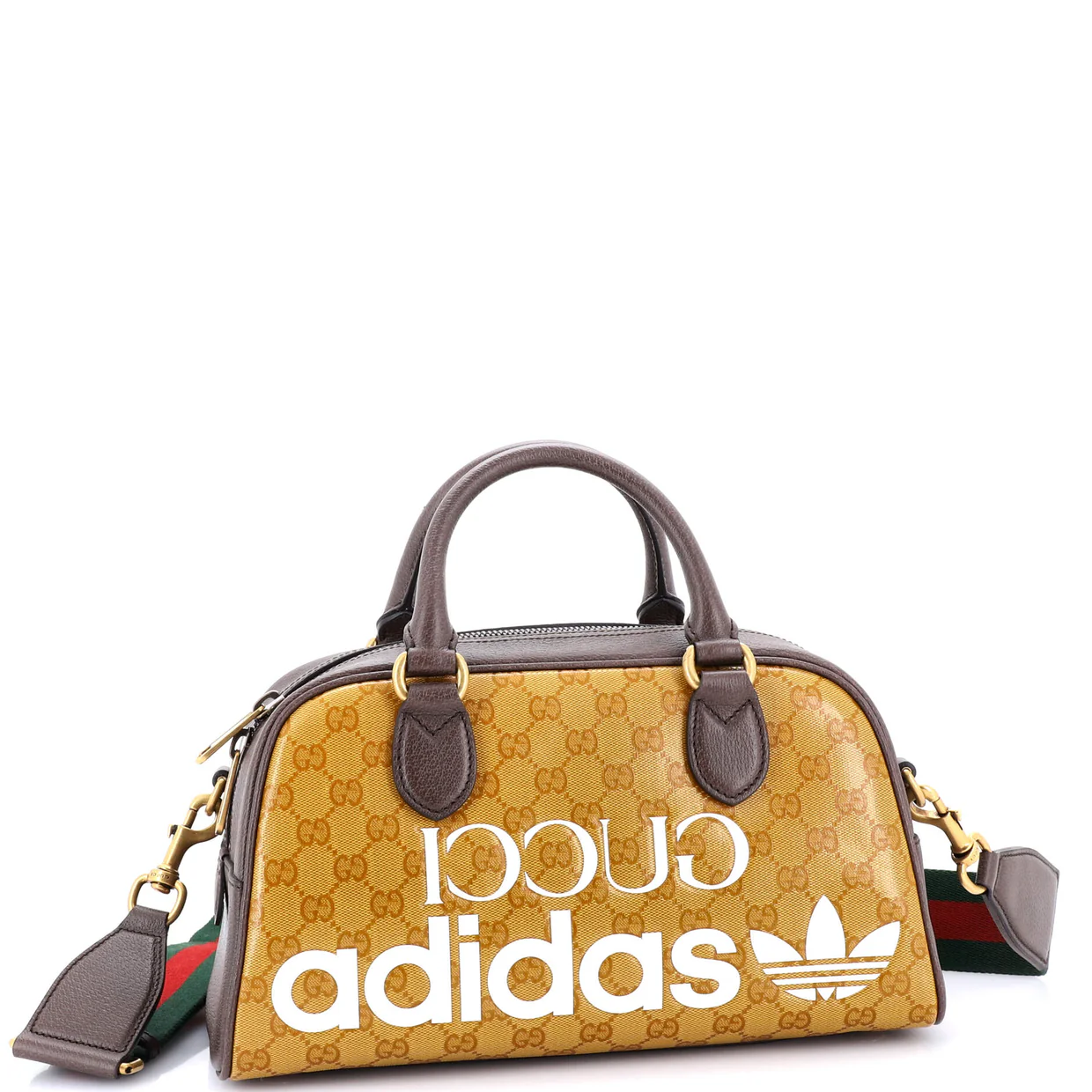 x adidas Duffle Bag GG Coated Canvas Mini - Deep Luxury