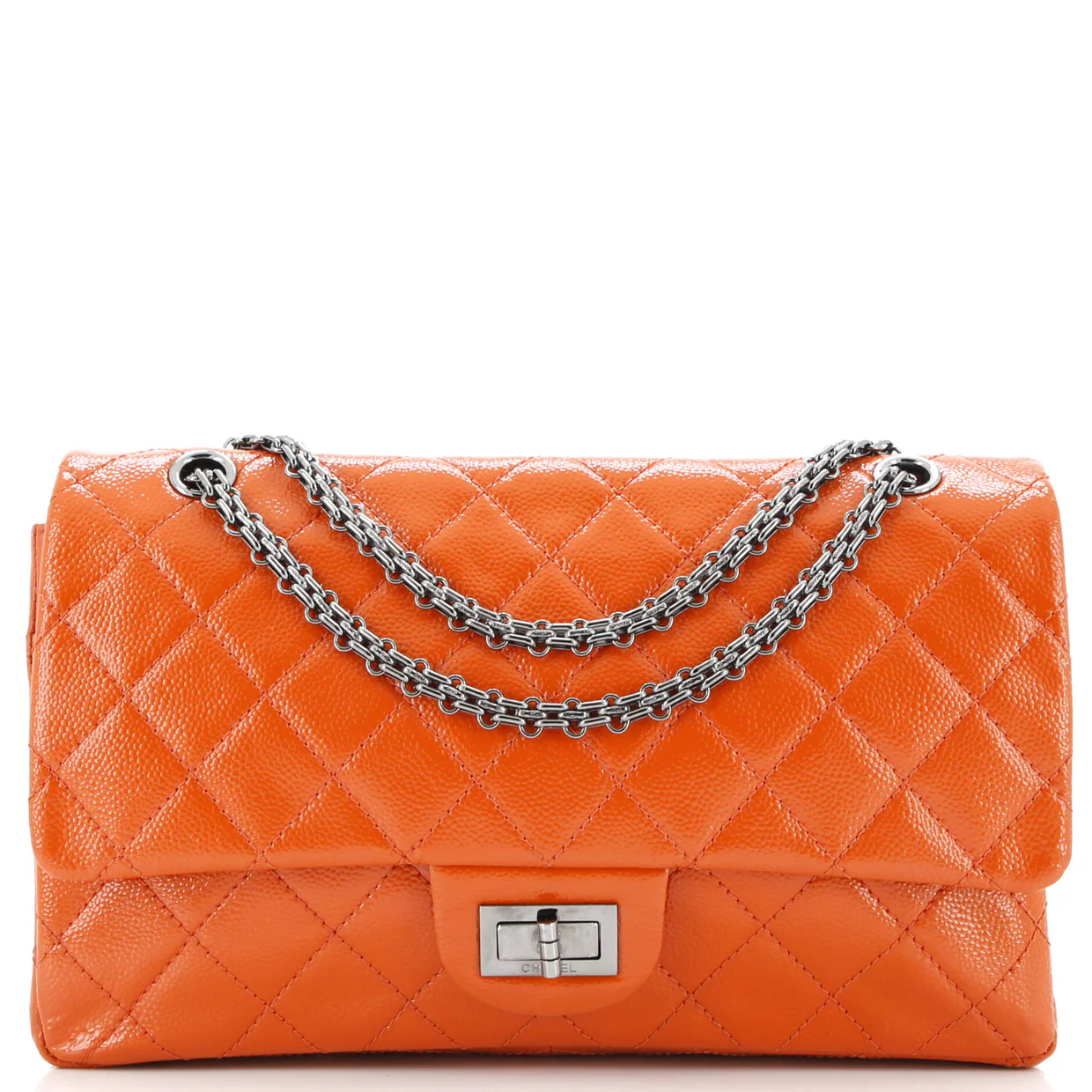Reissue 2.55 Flap Bag Quilted Patent Caviar 226 - Deep Luxury