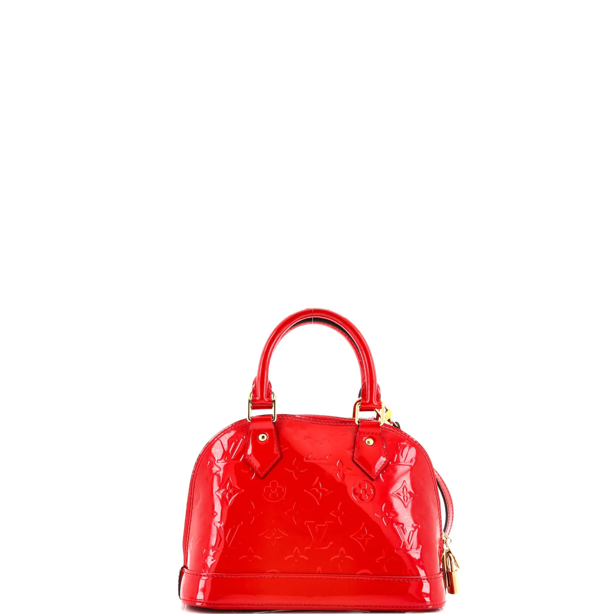 Alma Handbag Monogram Vernis BB - Deep Luxury