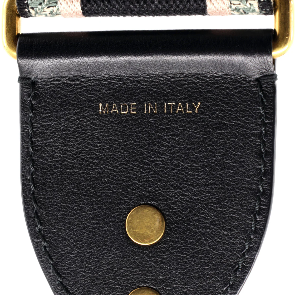 Logo Shoulder Strap Embroidered Canvas - Deep Luxury