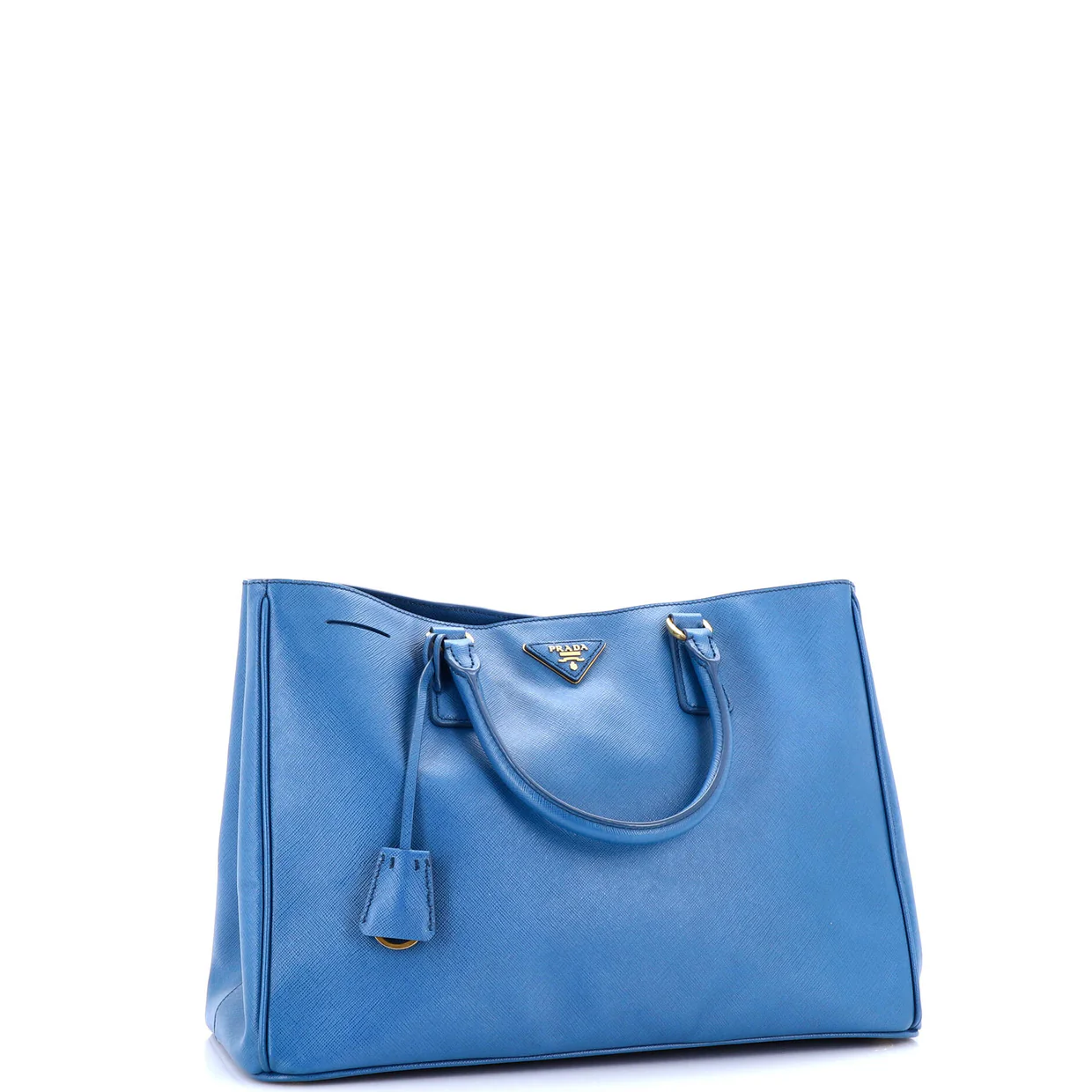 Lux Open Tote Saffiano Leather Large - Deep Luxury