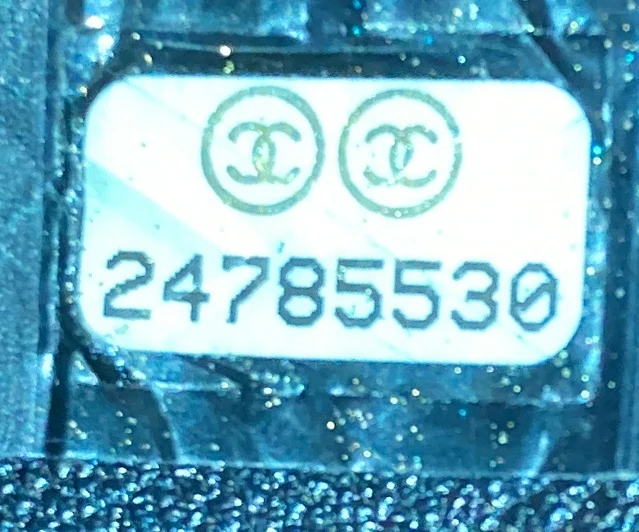 Boy Flap Bag Chevron Patent with Glitter PVC Old Medium - Deep Luxury