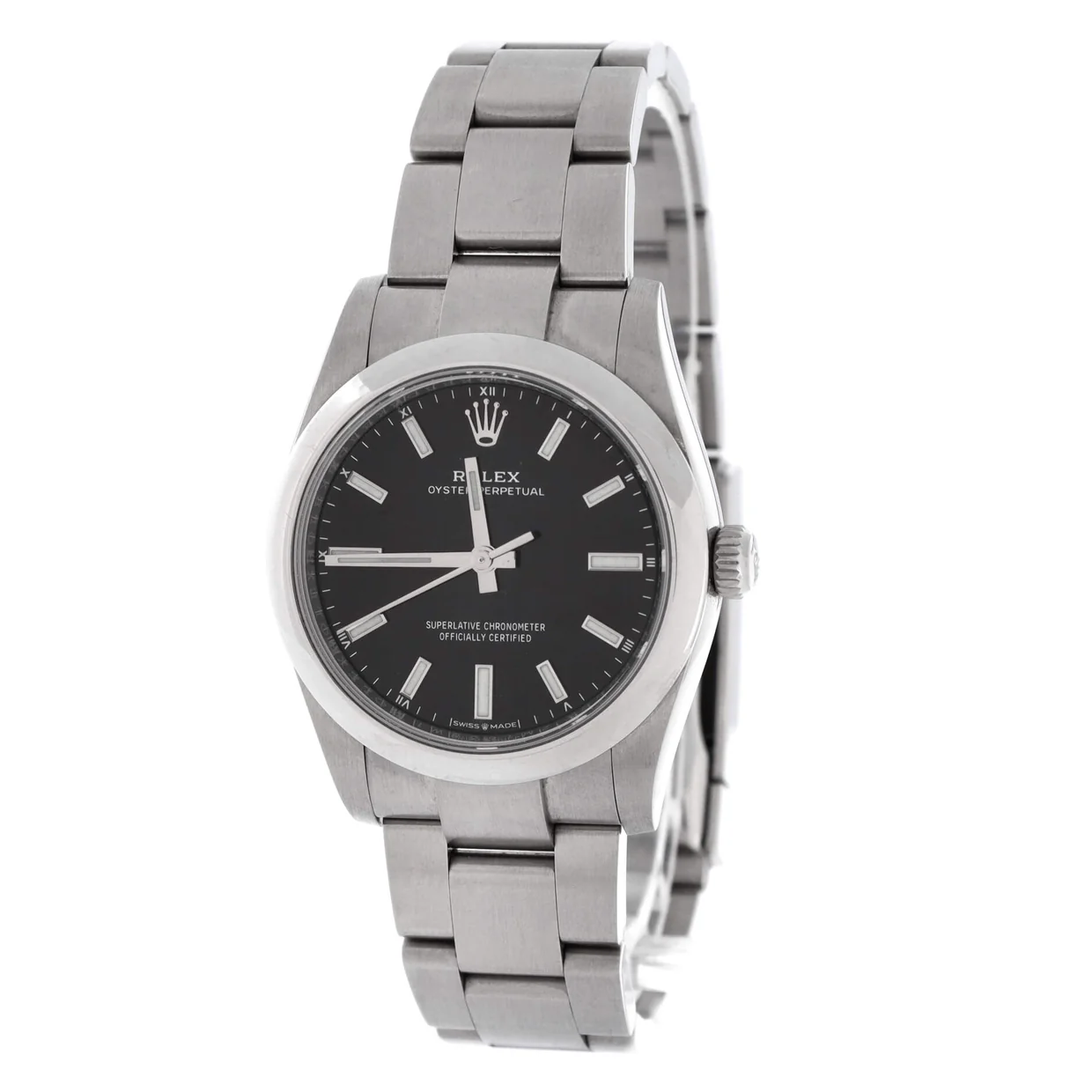 Oyster Perpetual Automatic Watch Stainless Steel 34 - Deep Luxury