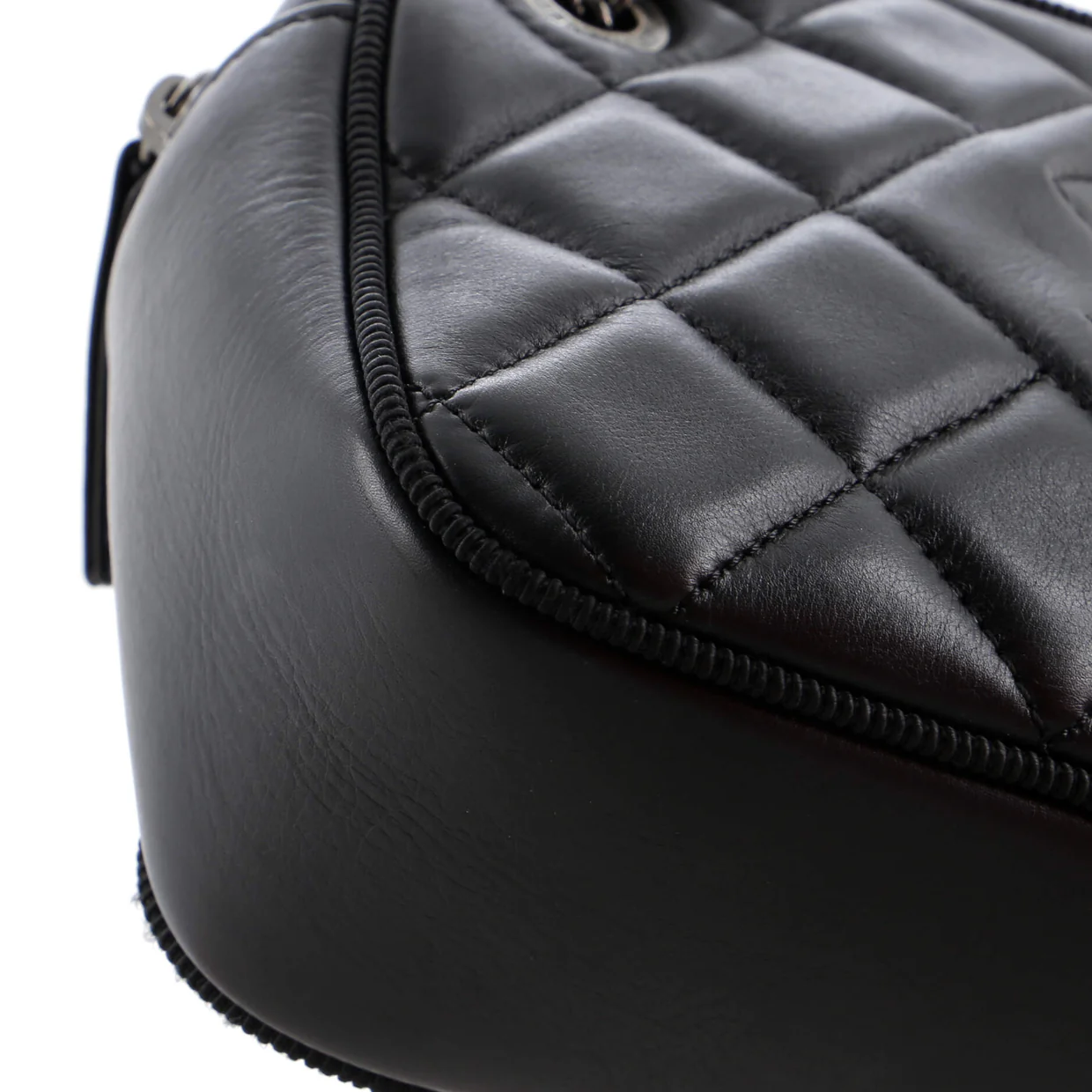 Ballerine Camera Case Bag Quilted Calfskin Small - Deep Luxury