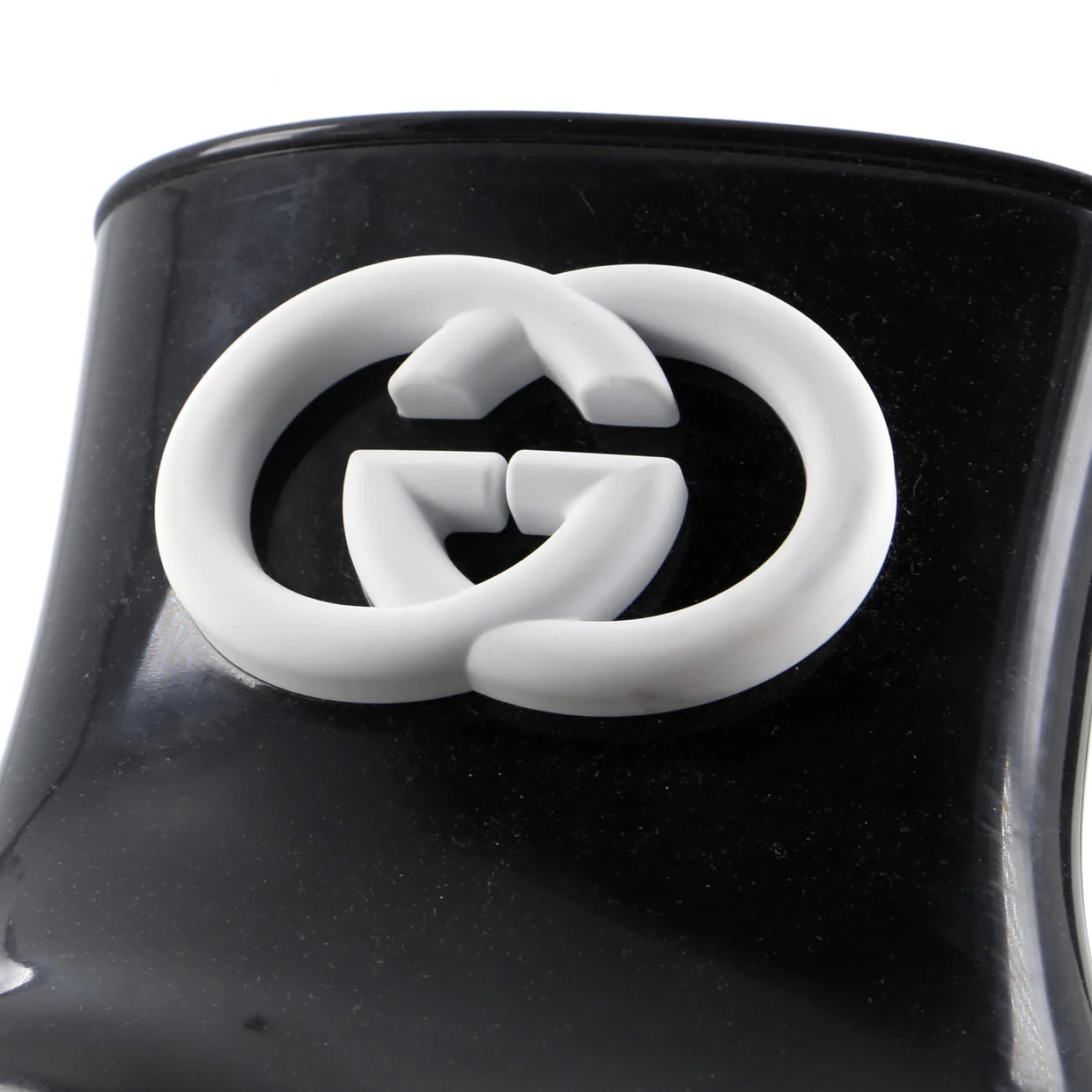 Women's Interlocking G Ankle Rain Boots Rubber - Deep Luxury