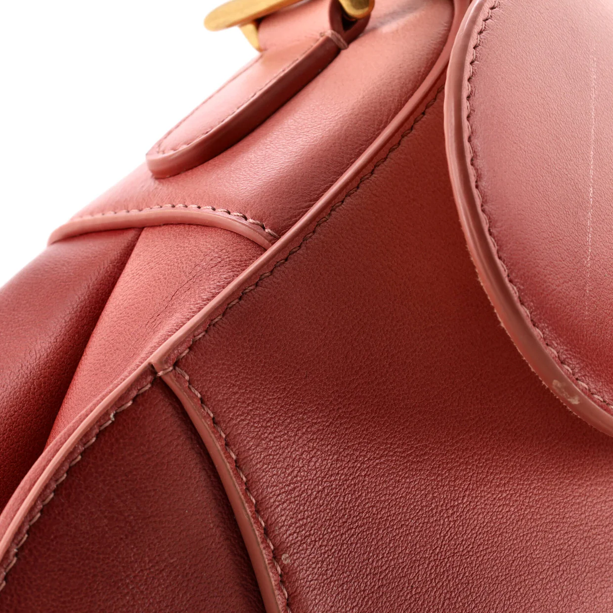Saddle Handbag Gradient Leather Medium - Deep Luxury
