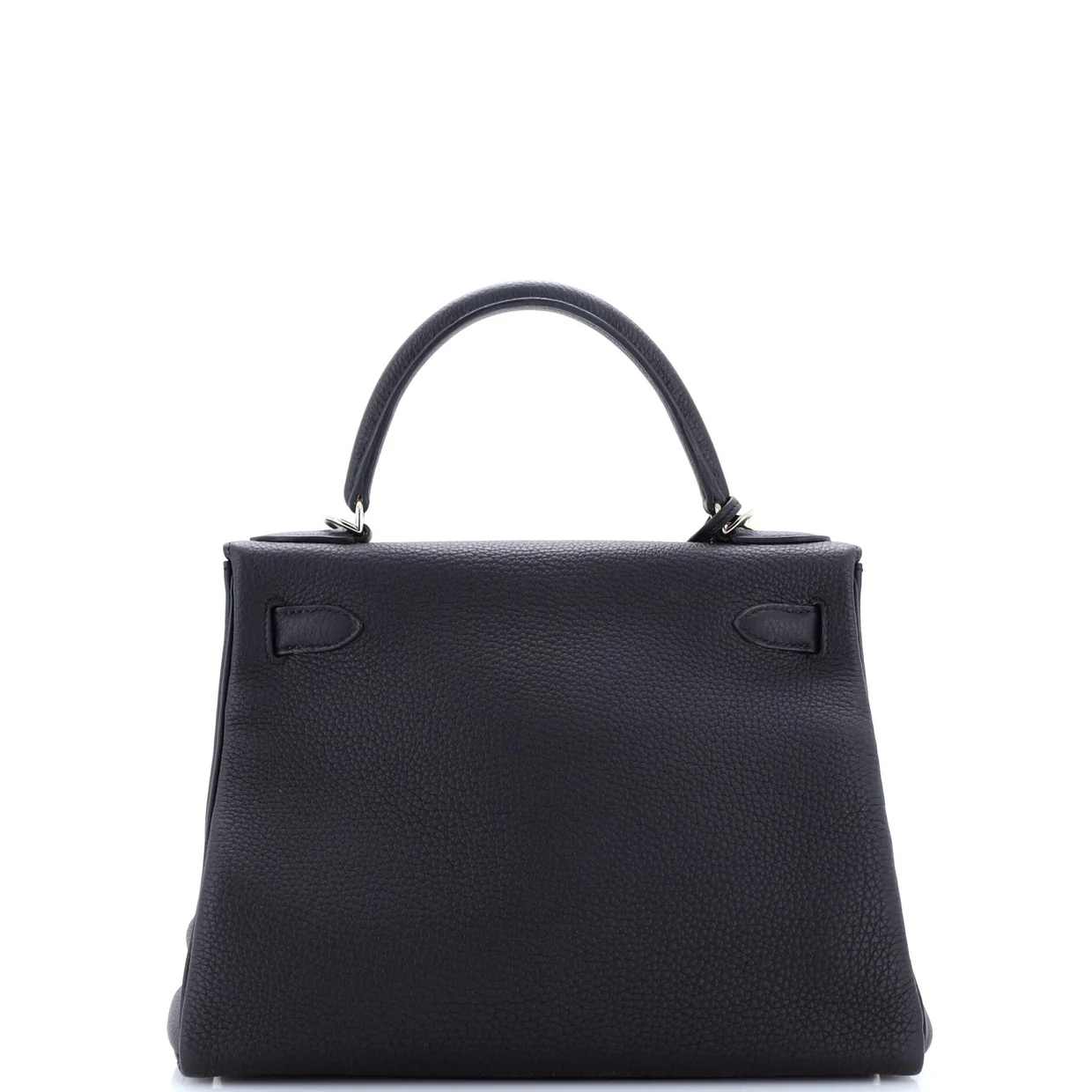 Kelly Handbag Noir Togo with Palladium Hardware 28 - Deep Luxury