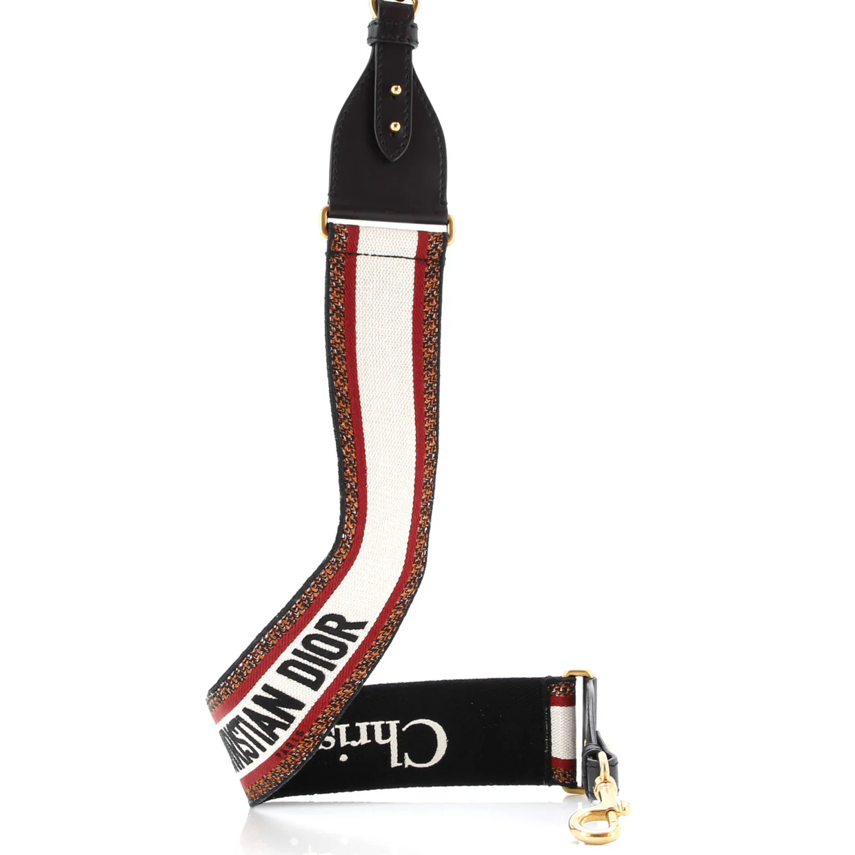 Logo Shoulder Strap Embroidered Canvas - Deep Luxury