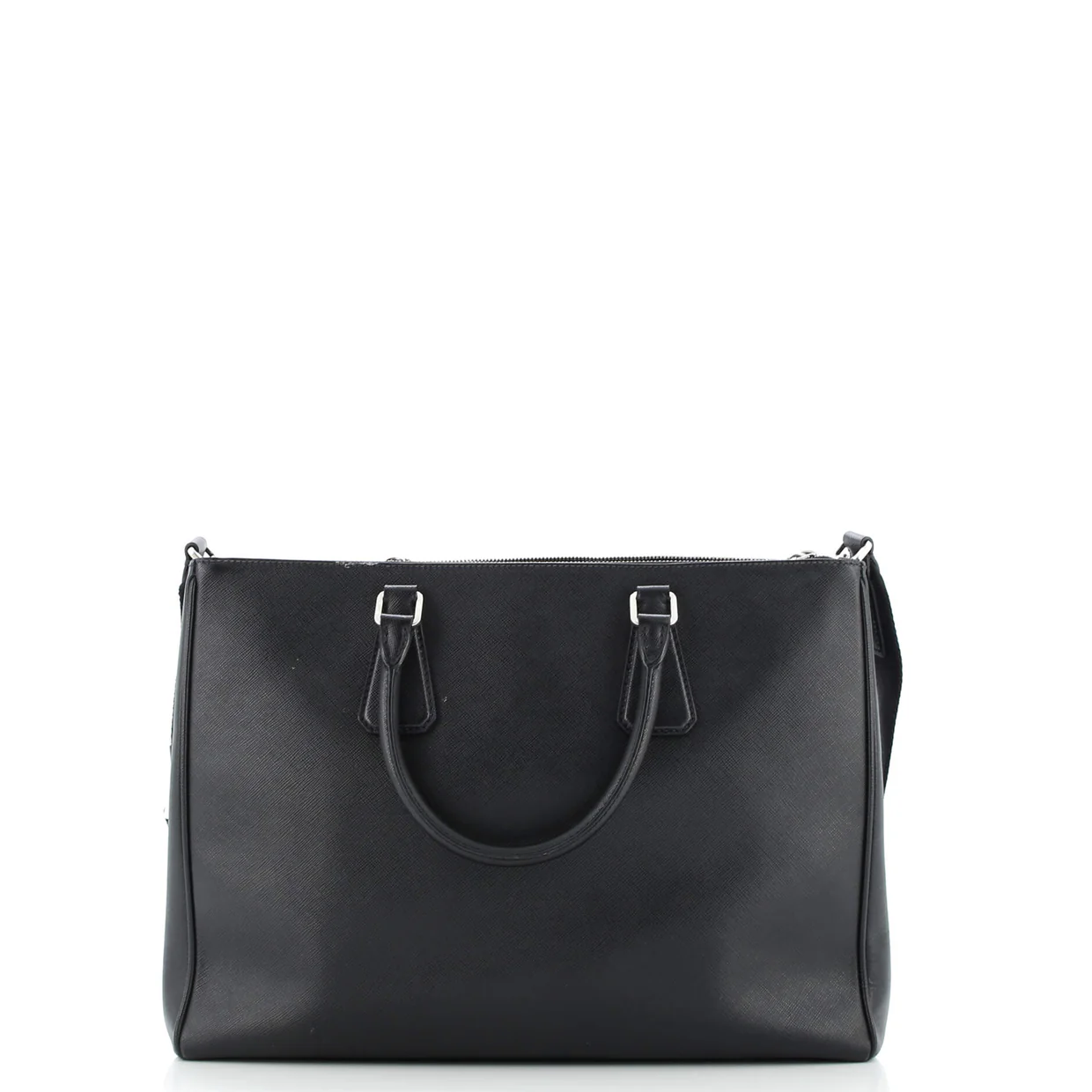 Cuir Double Tote Saffiano Leather Large - Deep Luxury