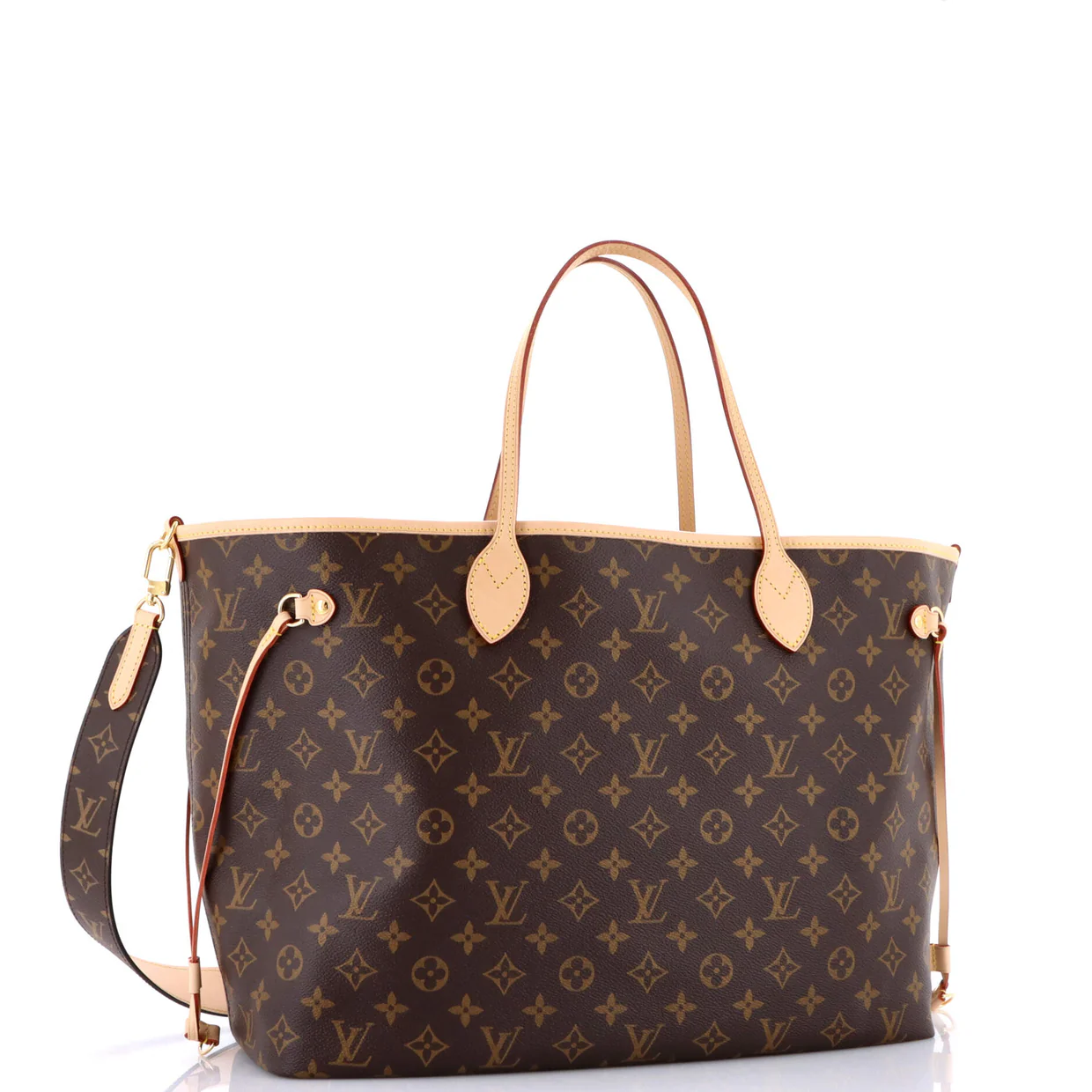 Neverfull Bandouliere Inside Out Monogram Canvas with Leather GM - Deep Luxury