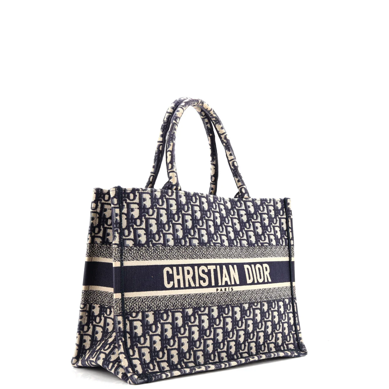 Book Tote Oblique Canvas Medium - Deep Luxury