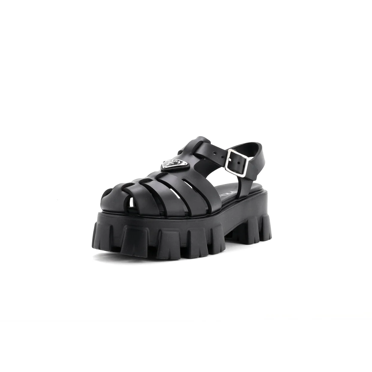 Women's Monolith Cage Platform Sandals Rubber - Deep Luxury