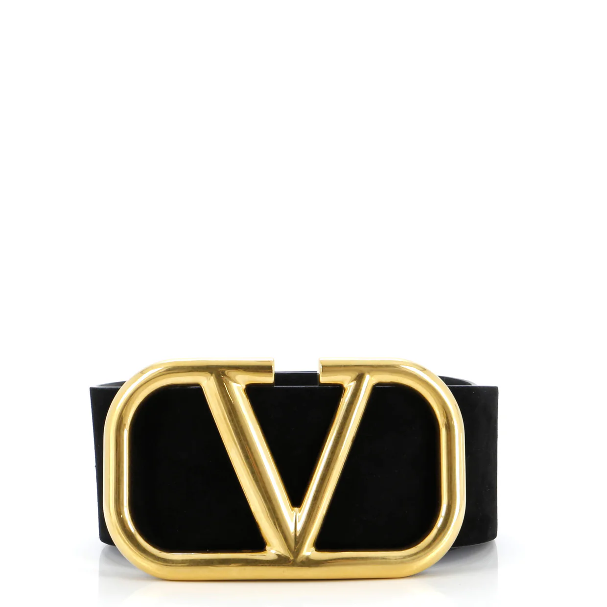VLogo Belt Leather Extra Wide 100 - Deep Luxury
