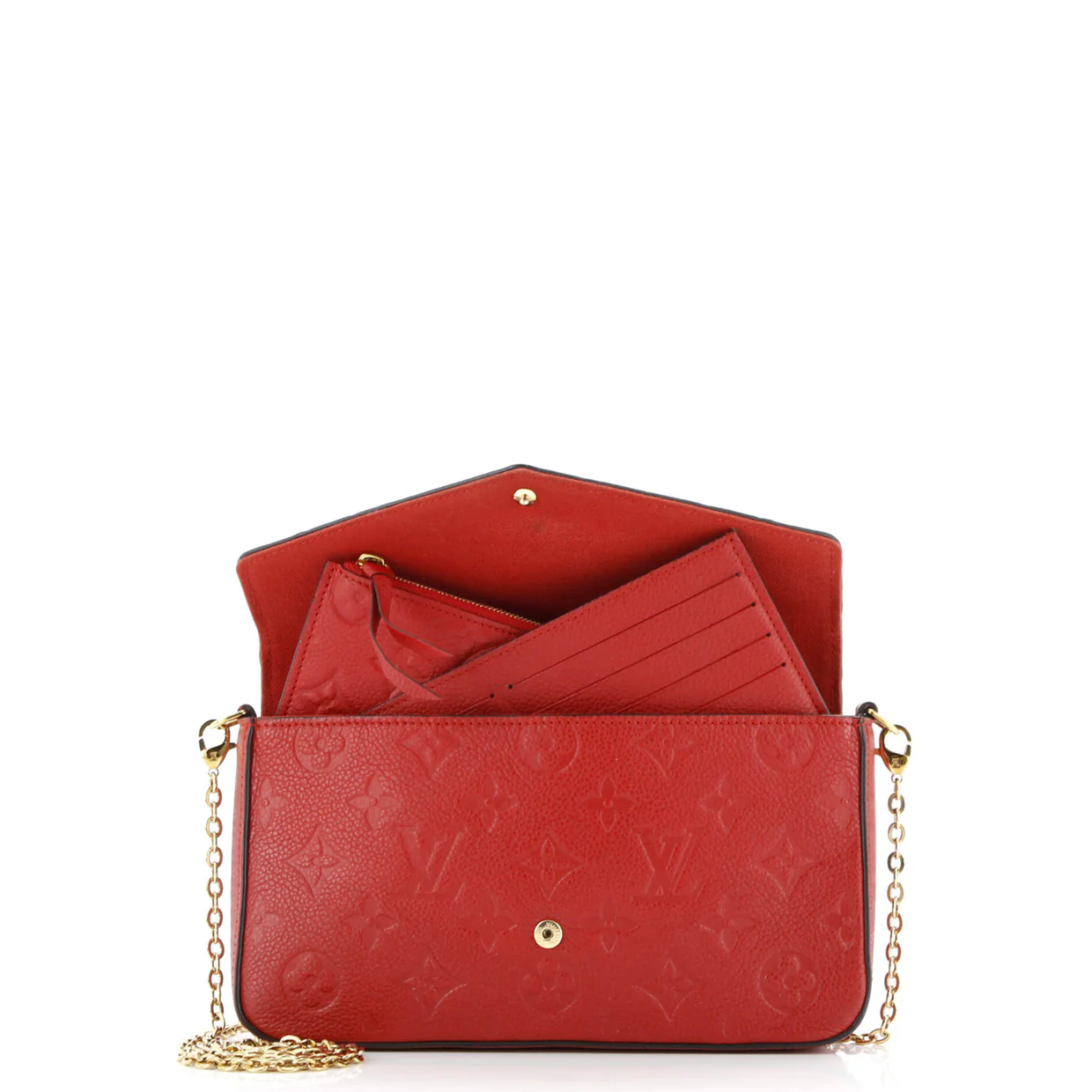 Felicie Pochette Monogram Empreinte Leather - Deep Luxury