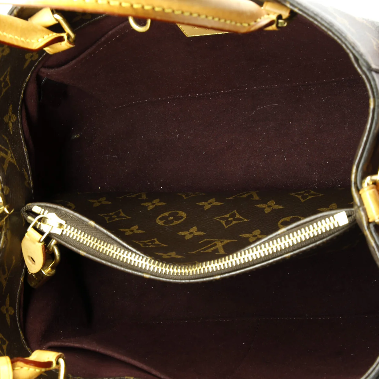 Montaigne Handbag Monogram Canvas MM - Deep Luxury