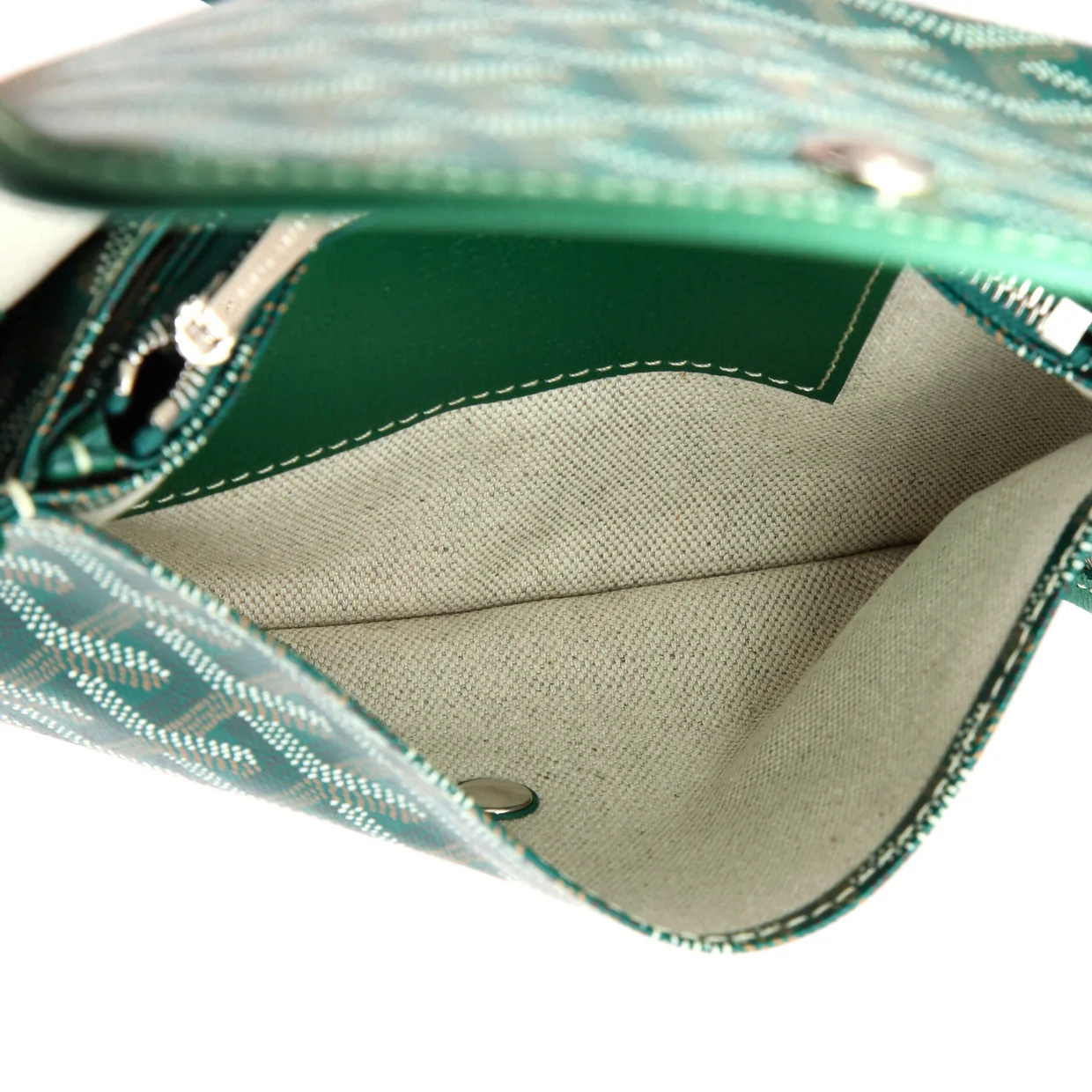 Plumet Clutch Wallet Coated Canvas - Deep Luxury
