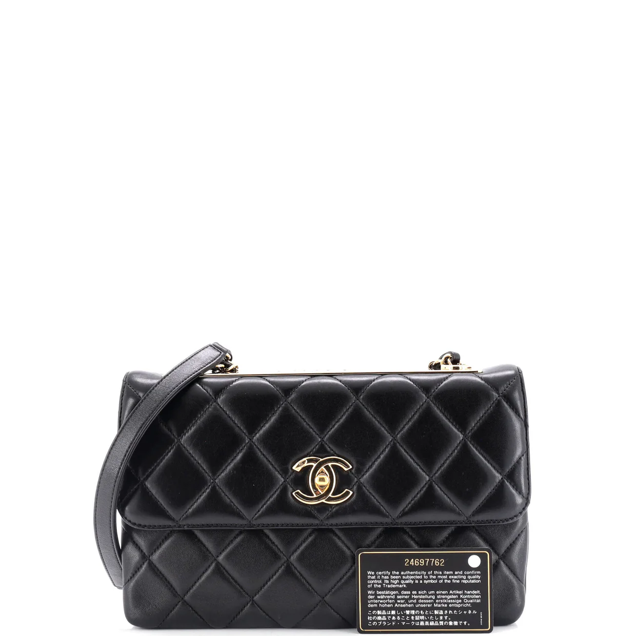 Trendy CC Flap Bag Quilted Lambskin Medium - Deep Luxury