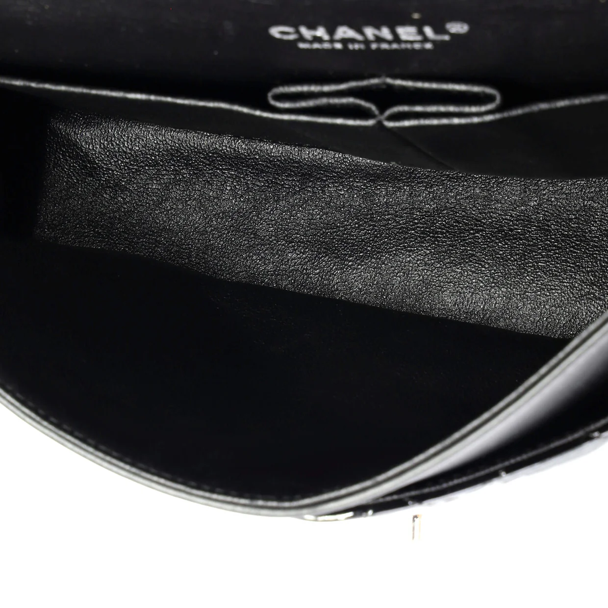 Classic Double Flap Bag Quilted Patent Medium - Deep Luxury