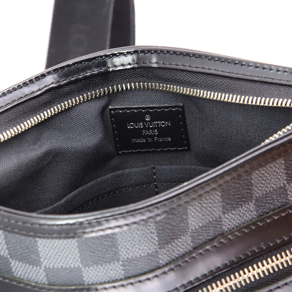 Thomas Handbag Damier Graphite - Deep Luxury
