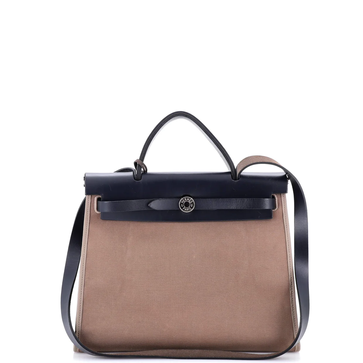 Herbag Zip Leather and Toile 31 - Deep Luxury