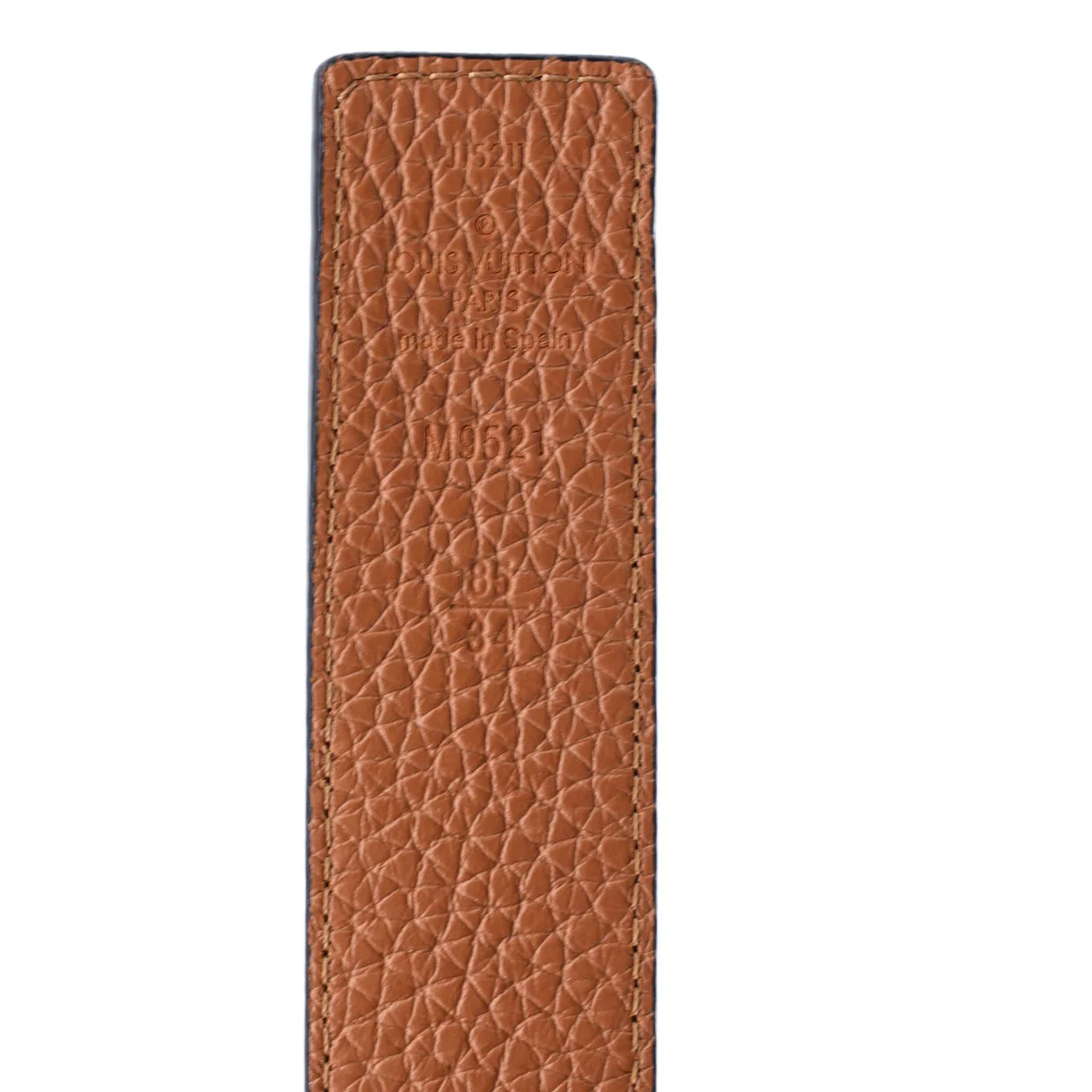 LV Initiales Belt Leather Thin - Deep Luxury