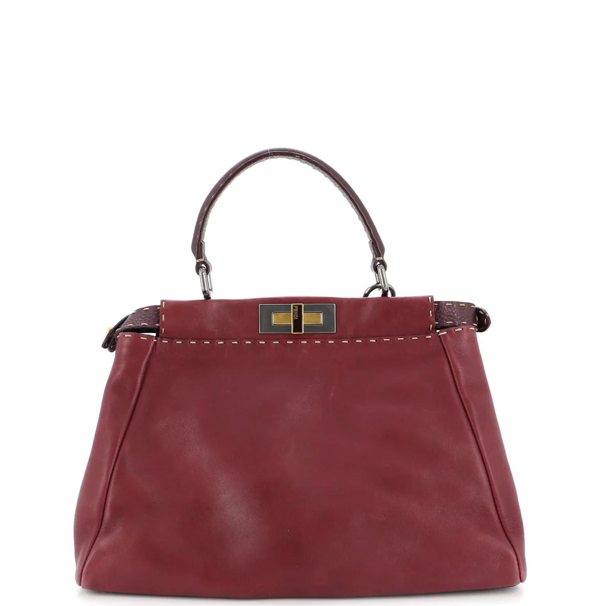 Selleria Peekaboo Bag Leather Medium - Deep Luxury