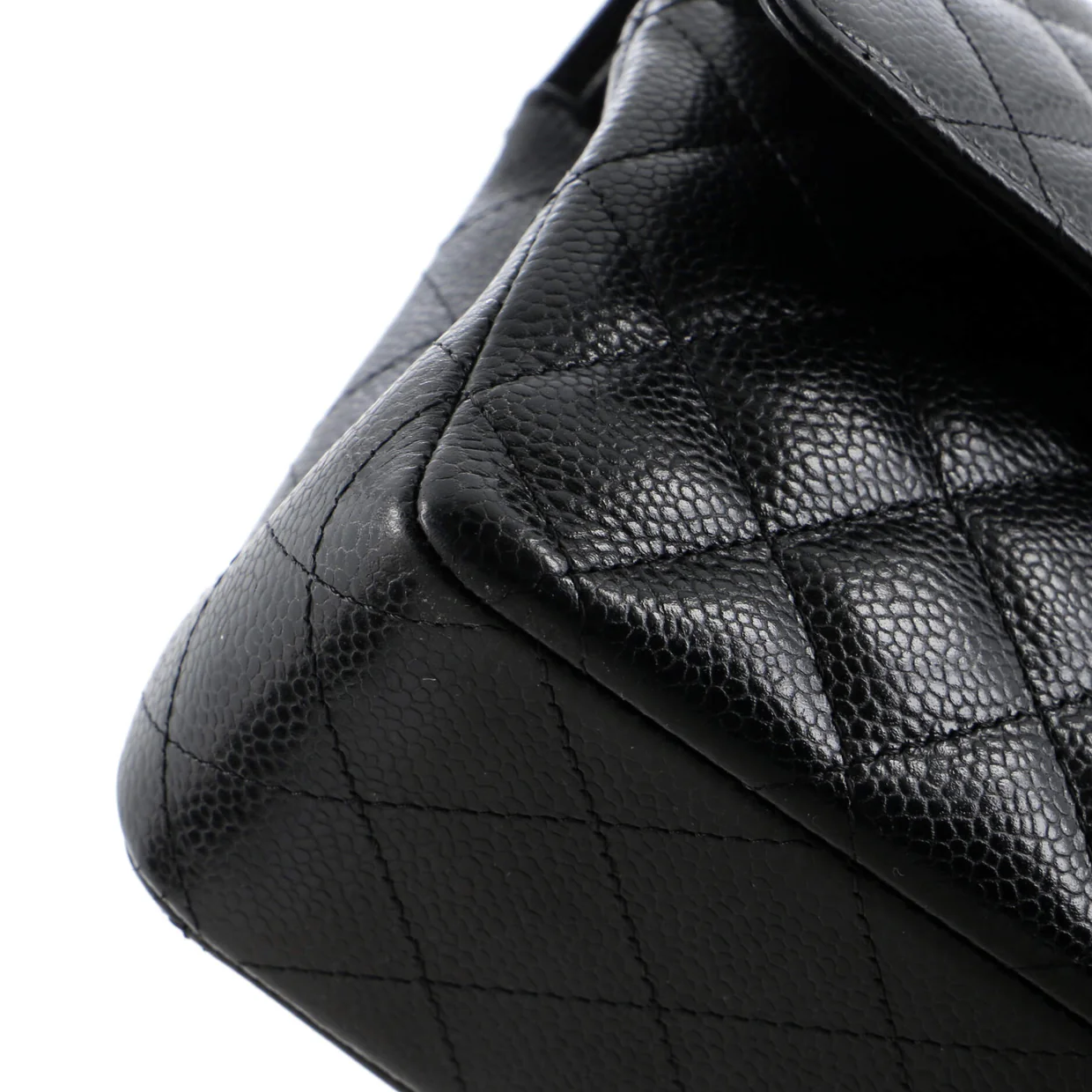 Classic Double Flap Bag Quilted Caviar Medium - Deep Luxury