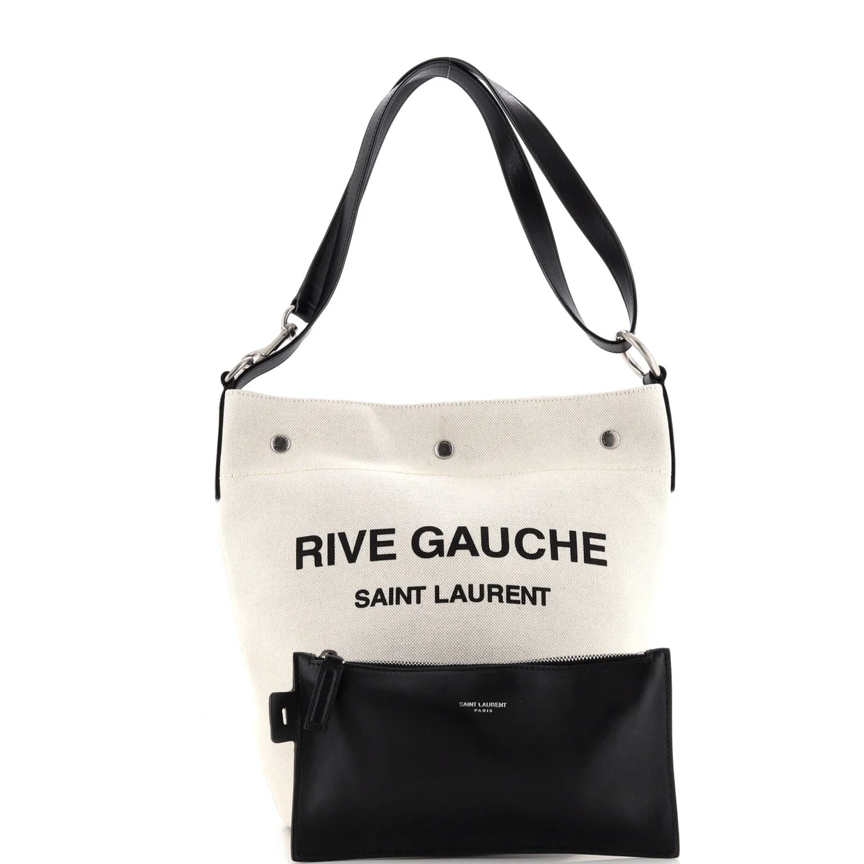 Rive Gauche Bucket Bag Canvas - Deep Luxury