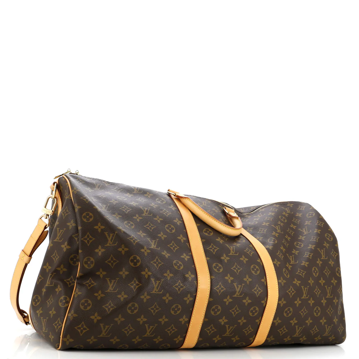 Keepall Bandouliere Bag Monogram Canvas 60 - Deep Luxury