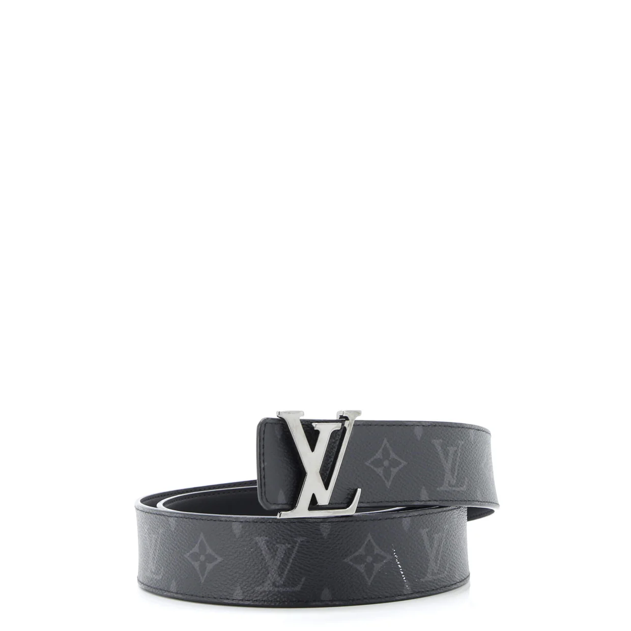 LV Line Reversible Belt Monogram Eclipse Canvas and Leather Wide 105 - Deep Luxury