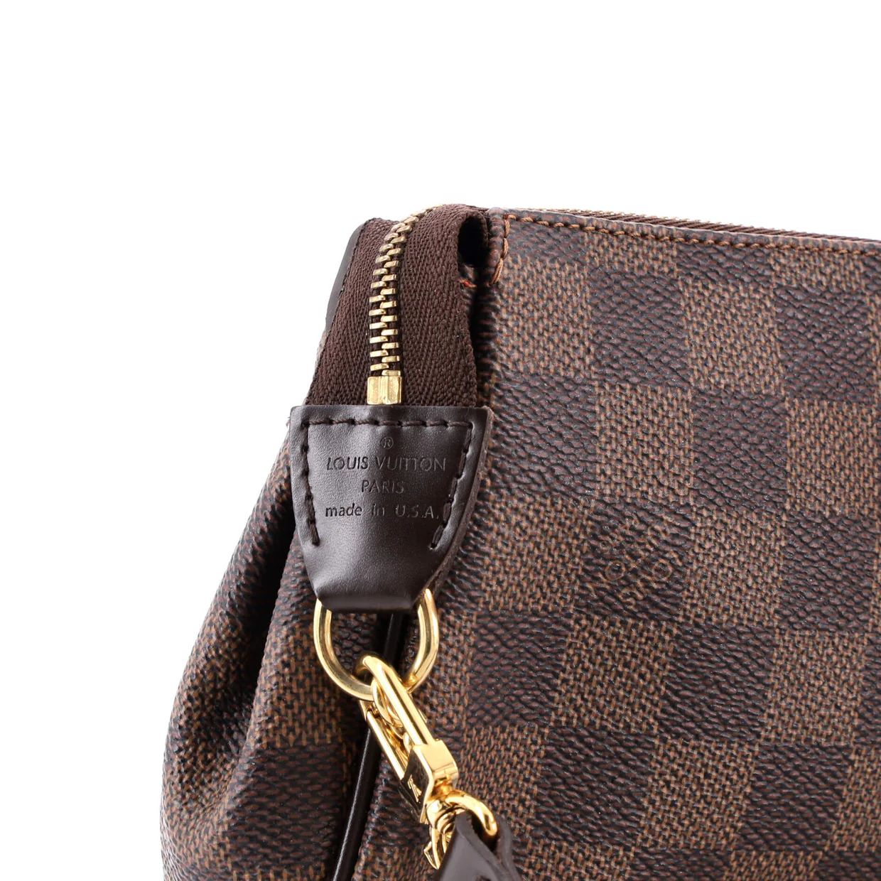 Eva Handbag Damier - Deep Luxury