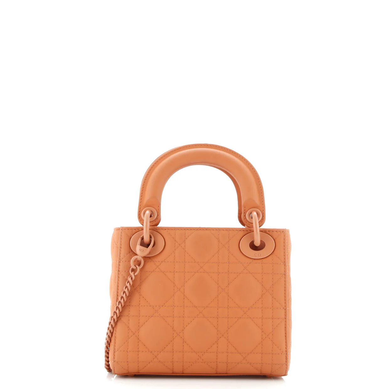 Ultra Matte Lady Dior Chain Bag Cannage Quilt Calfskin Mini - Deep Luxury