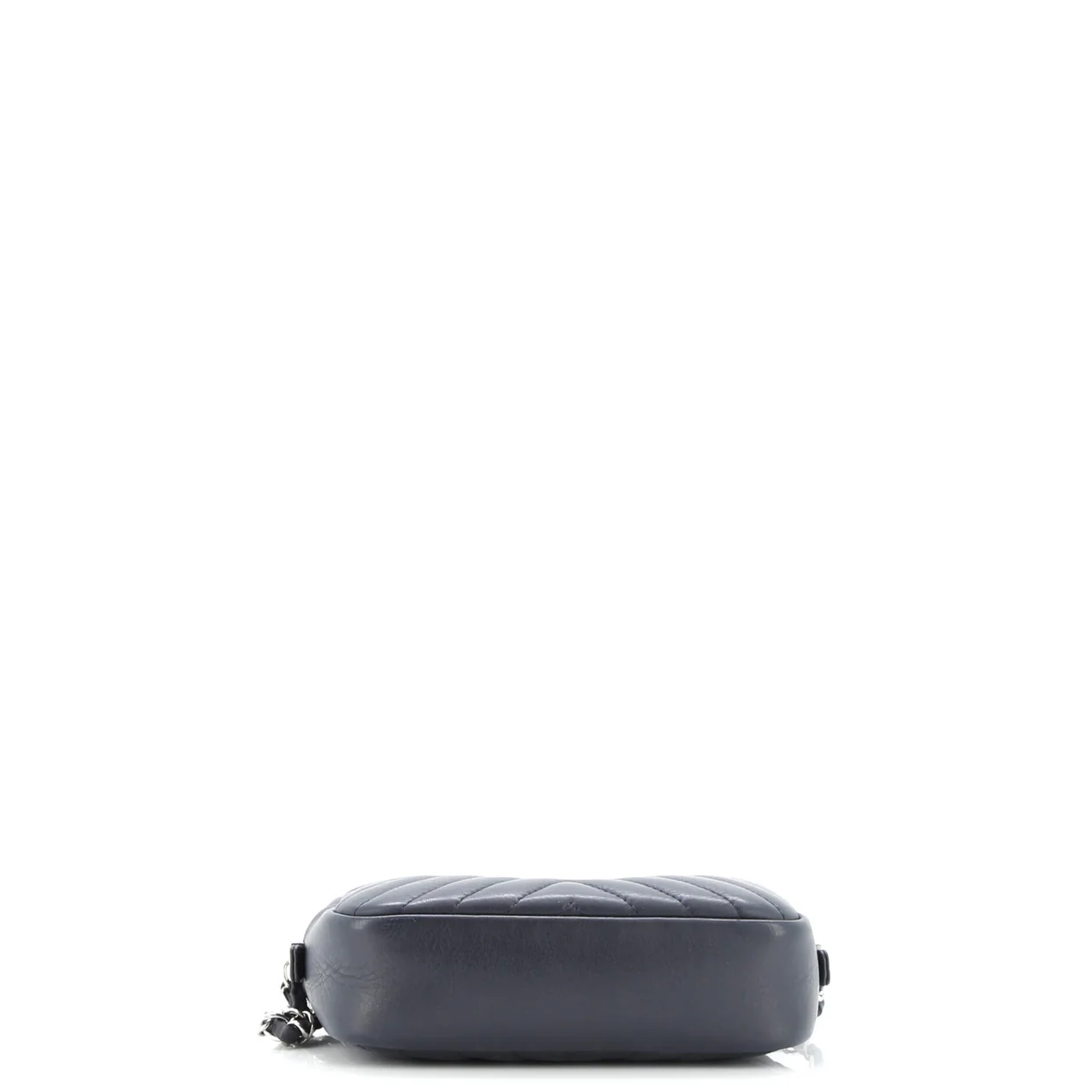 CC Tassel Camera Bag Diagonal Chevron Calfskin Mini - Deep Luxury